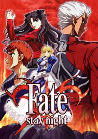الملصق الرسمي لأنمي Fate/stay night مترجم